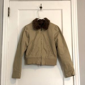 Abercrombie & Fitch Tan Jacket, size S